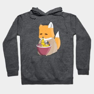 Fox and ramen Hoodie